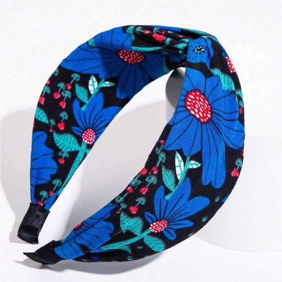 Boho floral print headband - Picture 1 of 3